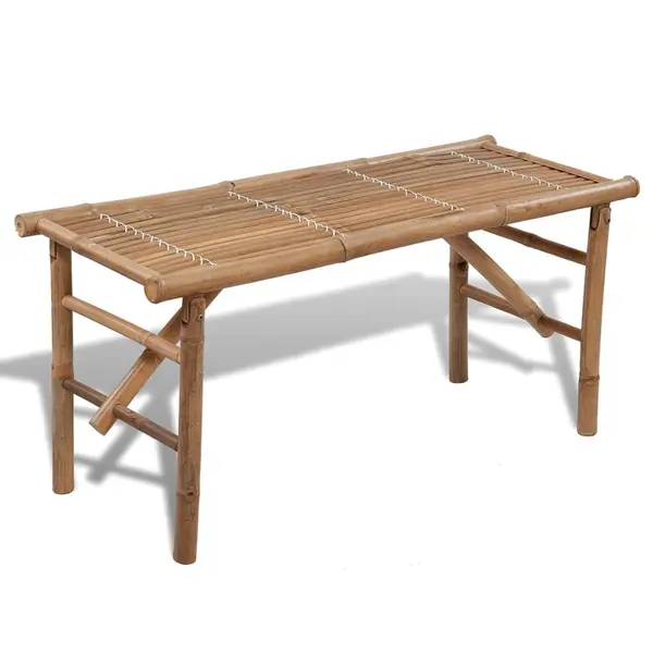 Gossi banca de gradina pliabila, 118 cm, bambus