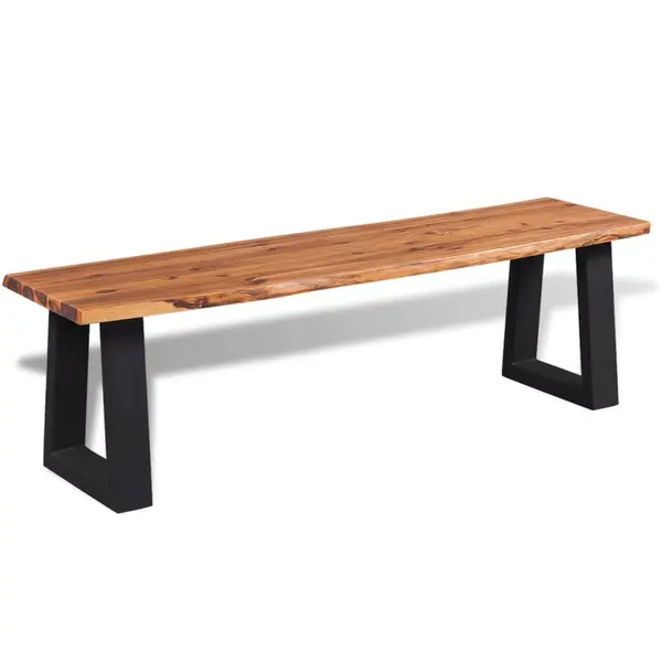 Gossi banca din lemn masiv de acacia, 160 cm