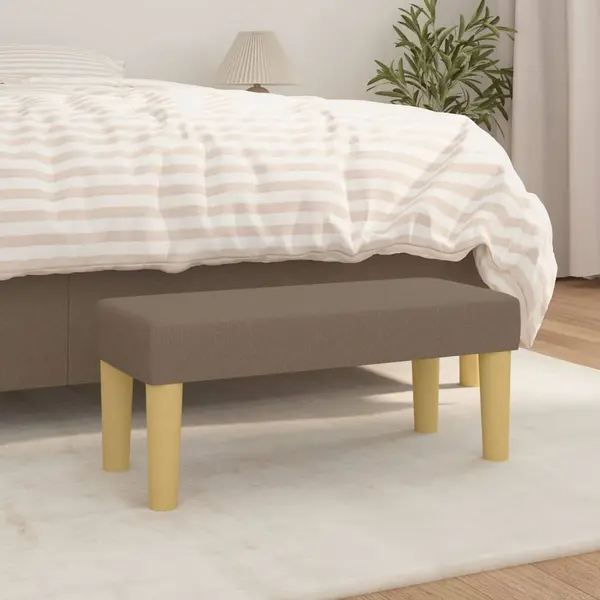 Gossi banca, gri taupe, 70x30x30 cm, textil