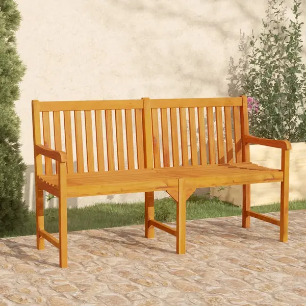 Gossi banca pentru gradina, 150 cm, lemn masiv de acacia