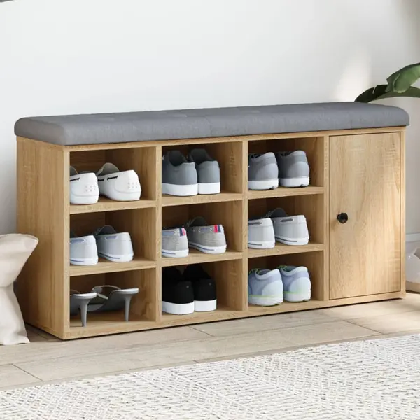 Gossi banca pentru pantofi stejar sonoma 102x32x50 cm lemn prelucrat
