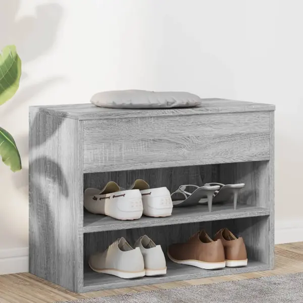 Gossi banca pentru pantofi stejar sonoma 60x30x45 cm lemn prelucrat
