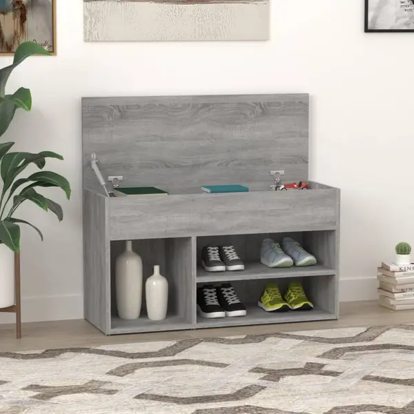 Gossi banca pentru pantofi stejar sonoma 80x30x45 cm lemn prelucrat
