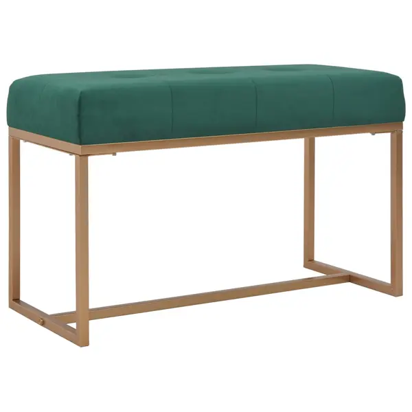 Gossi banca, verde, 80 cm, catifea