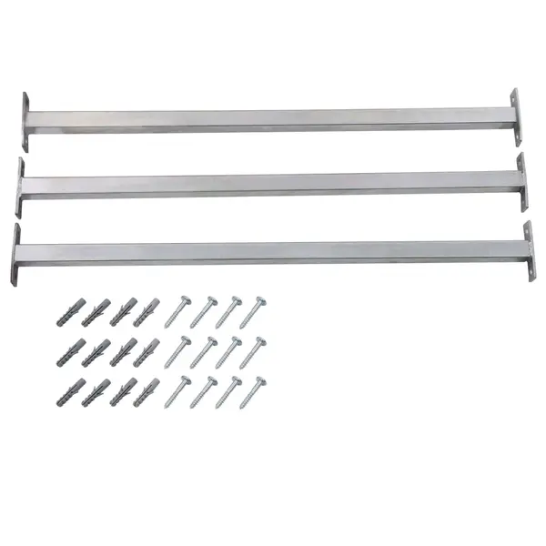 Gossi bare de siguranta fereastra reglabile, 3 buc., 710-1200 mm
