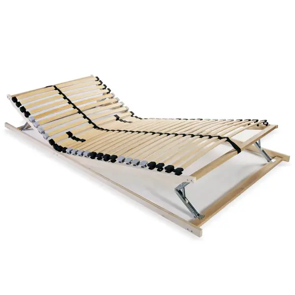 Gossi baza de pat cu sipci, 28 sipci, 7 zone, 80 x 200 cm