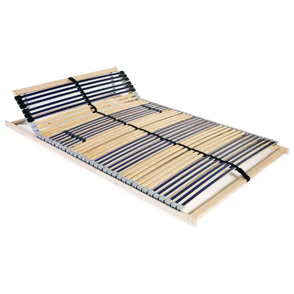 Gossi baza de pat cu sipci, 42 sipci, 7 zone, 140 x 200 cm