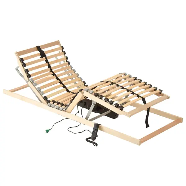 Gossi baza de pat electrica cu sipci, 28 sipci, 7 zone, 80 x 200 cm