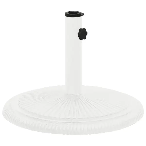 Gossi baza de umbrela, alb, 45x45x30, fonta