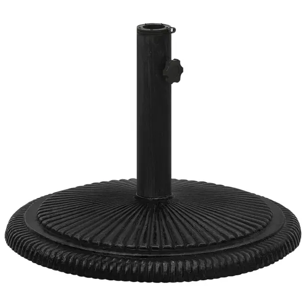 Gossi baza de umbrela, negru, 45x45x30, fonta