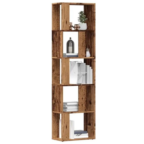 Gossi biblioteca, lemn vechi, 45x24x159 cm, lemn prelucrat
