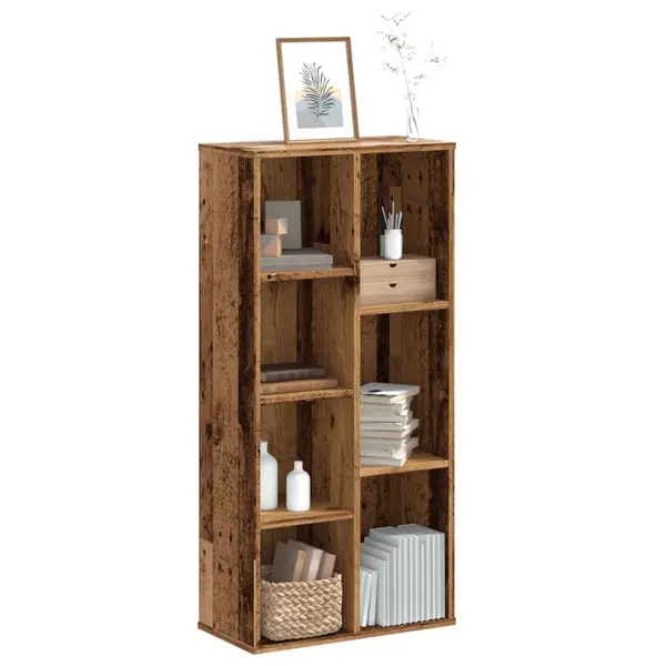 Gossi biblioteca, lemn vechi, 50x25x105 cm, lemn prelucrat