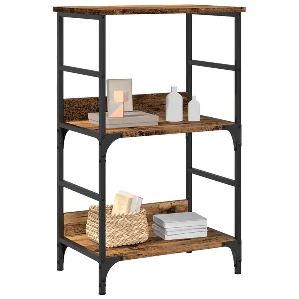 Gossi biblioteca, lemn vechi, 50x33x82 cm, lemn prelucrat
