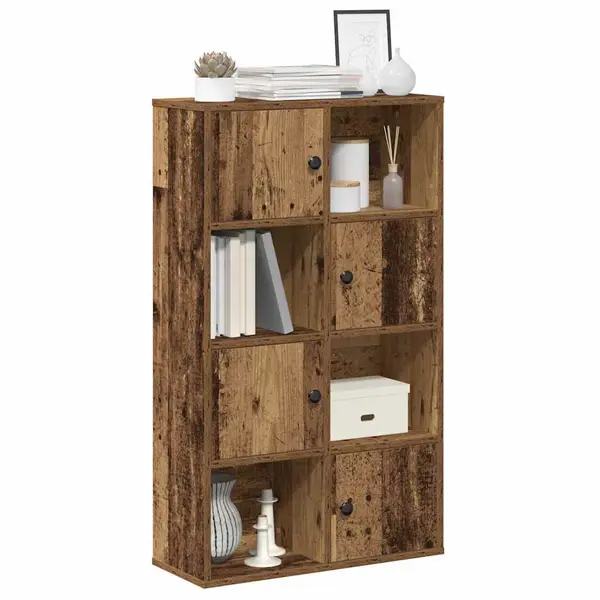 Gossi biblioteca, lemn vechi, 60x24x101,5 cm, lemn prelucrat