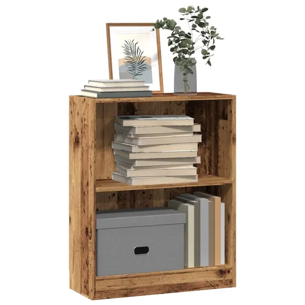 Gossi biblioteca, lemn vechi, 60x24x76 cm, lemn prelucrat