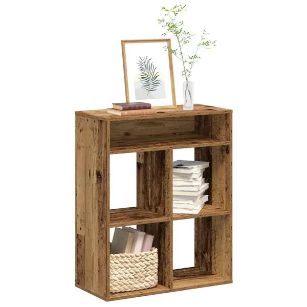 Gossi biblioteca, lemn vechi, 66x31x80 cm, lemn prelucrat