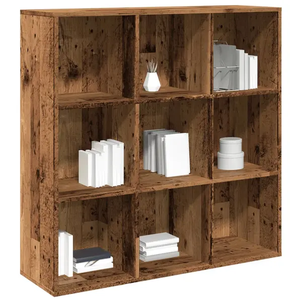 Gossi biblioteca, lemn vechi, 98x29x97,5 cm