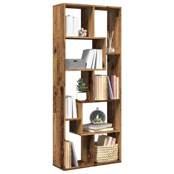 Gossi biblioteca/separator camera lemn vechi 67x25x161,5 cm lemn