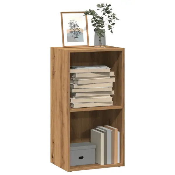 Gossi biblioteca, stejar artizanal, 40x30x77 cm, lemn prelucrat