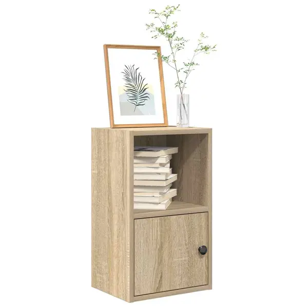 Gossi biblioteca, stejar sonoma, 31x24x52 cm, lemn prelucrat
