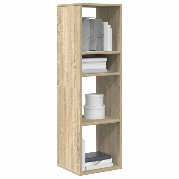 Gossi biblioteca, stejar sonoma, 34x31x112 cm, lemn prelucrat