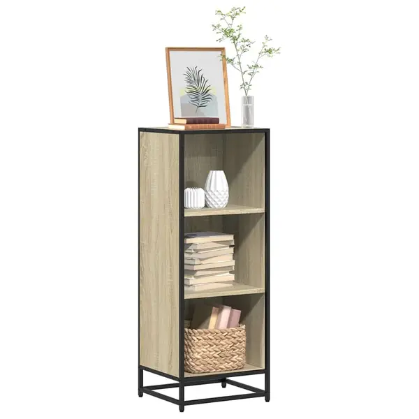 Gossi biblioteca, stejar sonoma, 40x35x107,5 cm, pal