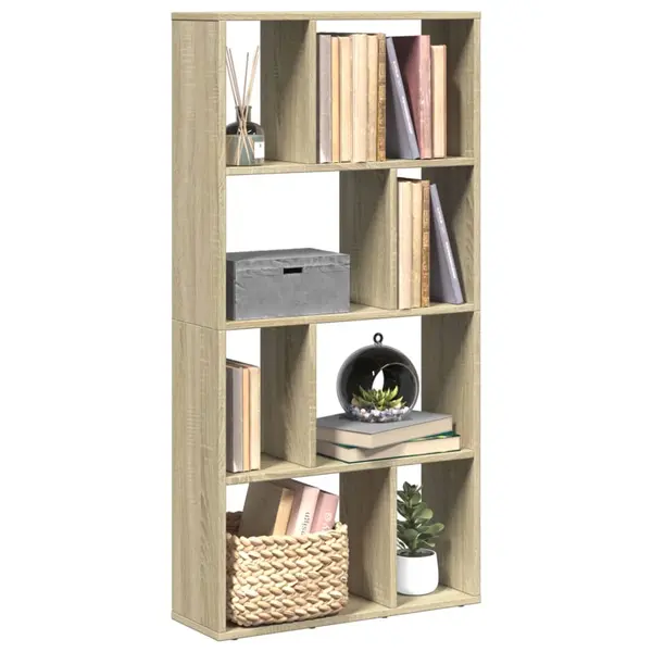 Gossi biblioteca, stejar sonoma, 60x20x120 cm, lemn prelucrat