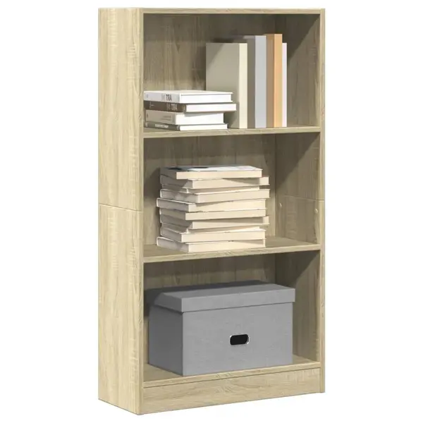 Gossi biblioteca, stejar sonoma, 60x24x109 cm, lemn prelucrat