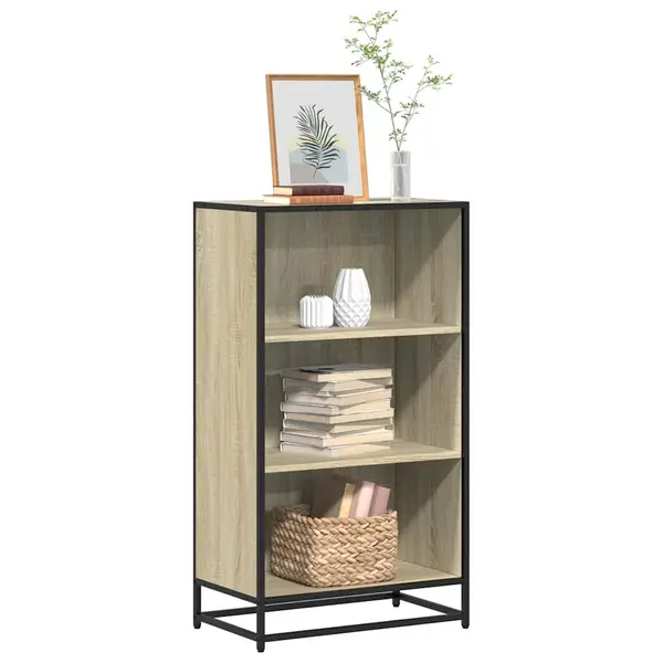 Gossi biblioteca, stejar sonoma, 60x35x107,5 cm, pal