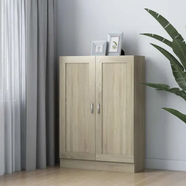 Gossi biblioteca, stejar sonoma, 82,5 x 30,5 x 115 cm, lemn prelucrat