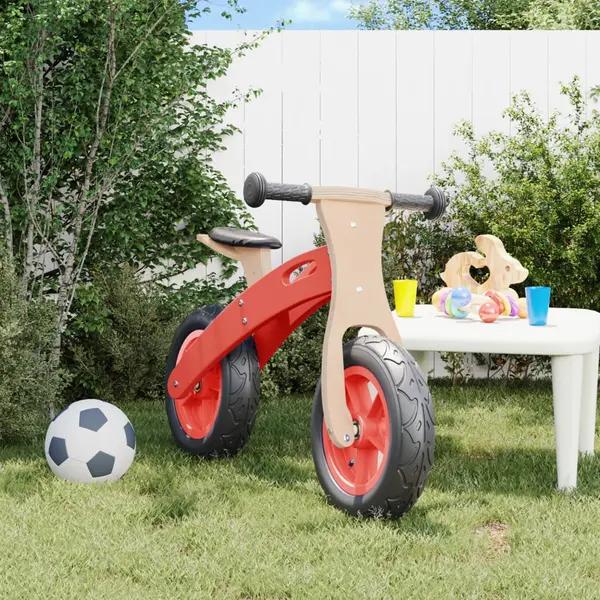 Gossi bicicleta echilibru pentru copii, cauciucuri pneumatice, rosu