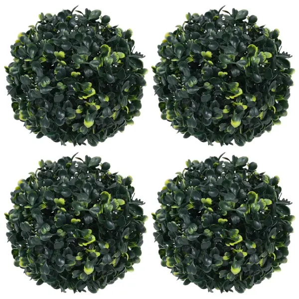 Gossi bile de arbusti cimisir artificiali, 4 buc., 12 cm