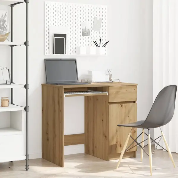 Gossi birou artisan stejar 86x49x76 cm lemn prelucrat
