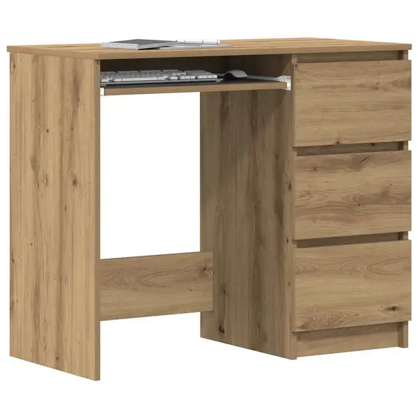 Gossi birou artisan stejar 90x45x76 cm lemn prelucrat