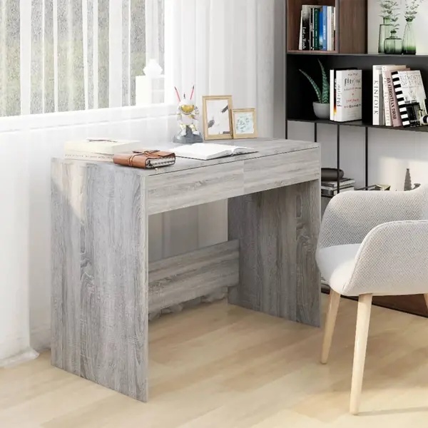 Gossi birou, gri sonoma, 101 x 50 x 76,5 cm, pal