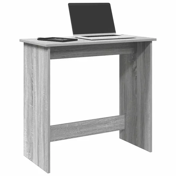 Gossi birou gri sonoma 80x40x75 cm lemn prelucrat