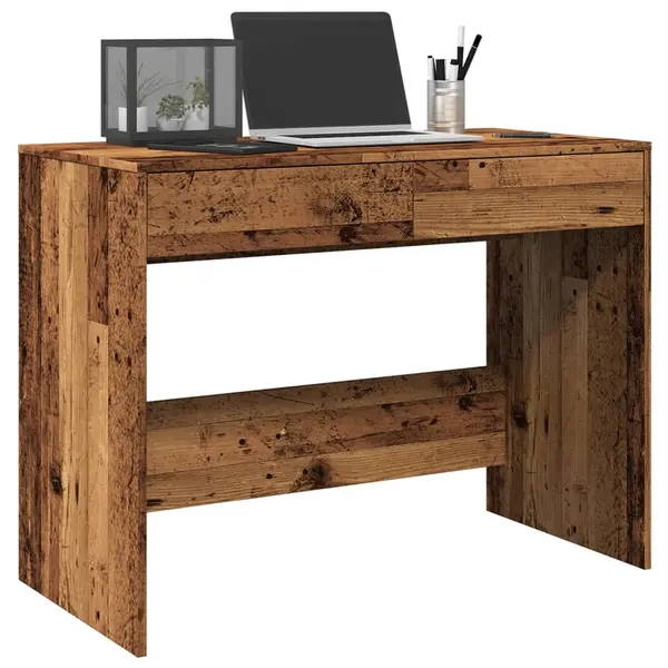 Gossi birou, lemn vechi, 101x50x76,5 cm, lemn prelucrat