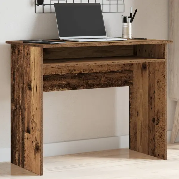 Gossi birou, lemn vechi, 90x50x74 cm, lemn prelucrat