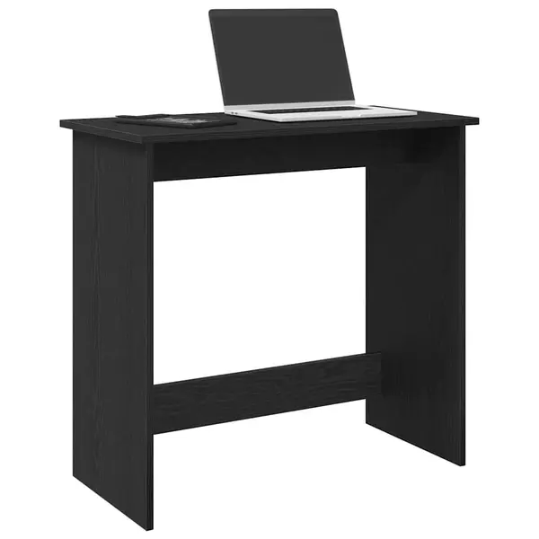 Gossi birou, negru, 80 x 40 x 75 cm, pal