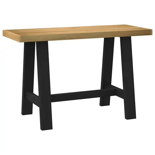 Gossi birou noain picioare in forma a 120x50x75 cm lemn masiv de pin