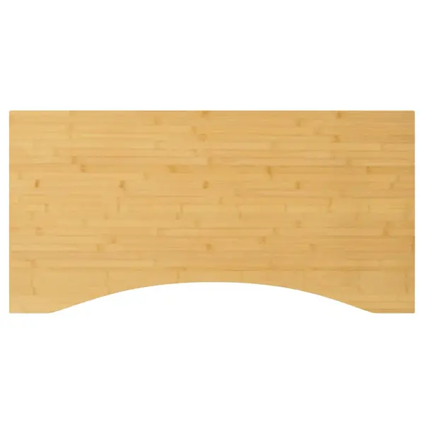 Gossi blat de birou 110x55x2,5 cm bambus