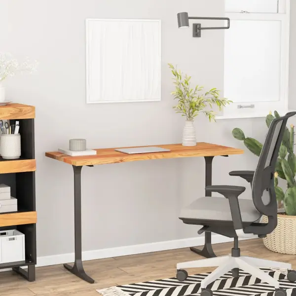 Gossi blat de birou 120x50x2,5 cm dreptunghiular lemn masiv de acacia