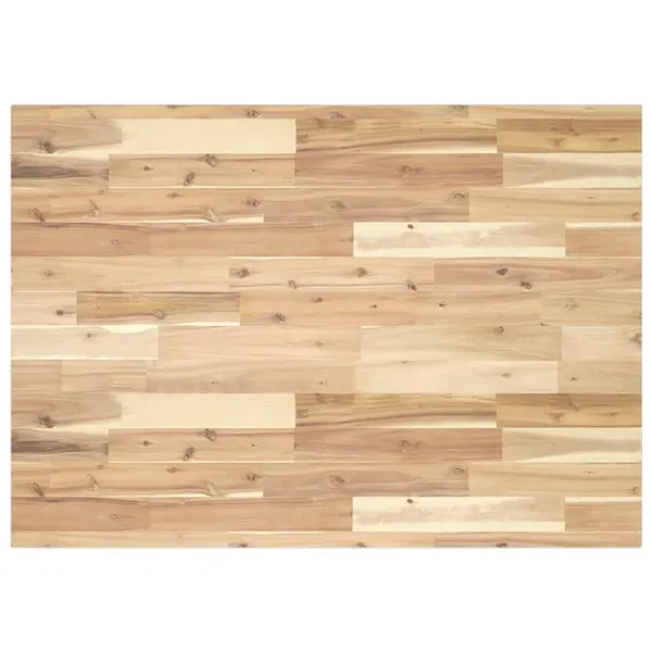 Gossi blat de birou netratat, 80x70x2 cm, lemn masiv de acacia