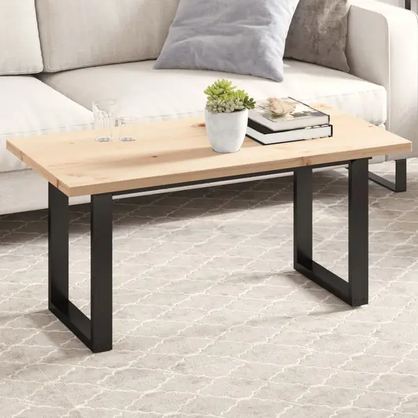 Gossi blat de masa 100x50x2,5 cm dreptunghiular, lemn masiv de pin