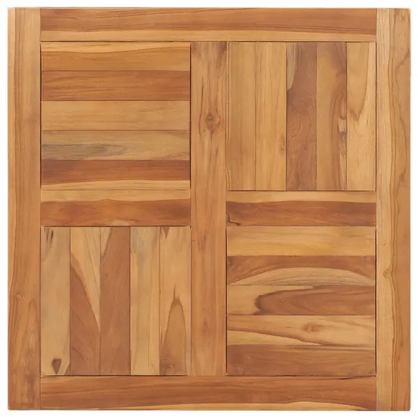 Gossi blat de masa, 70 x 70 x 2,5 cm, lemn masiv de tec
