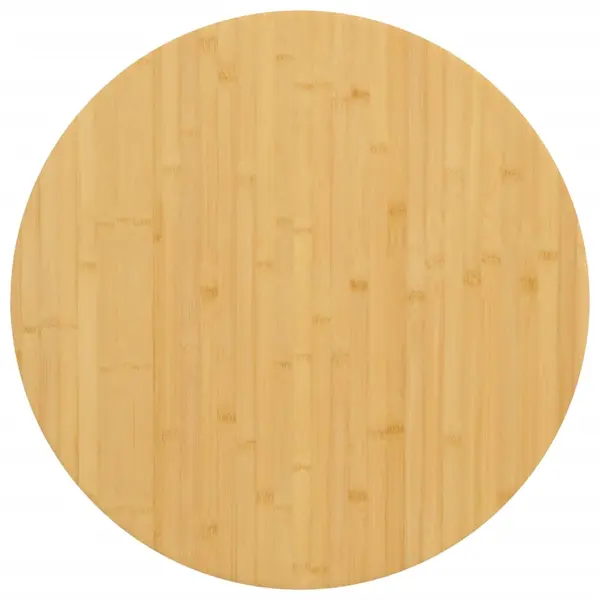 Gossi blat de masa, Ø80x1,5 cm din bambus