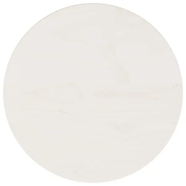 Gossi blat de masa, alb, Ø30x2,5 cm, lemn masiv de pin