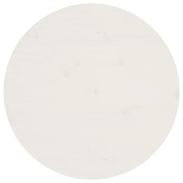 Gossi blat de masa, alb, Ø60x2,5 cm, lemn masiv de pin