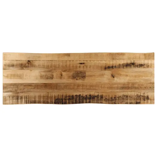 Gossi blat de masa contur natural 110x40x2,5 cm lemn masiv mango brut