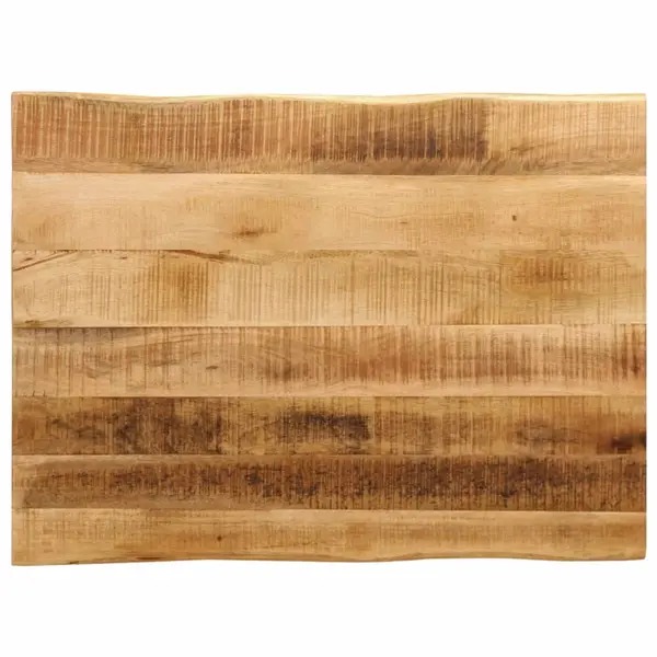 Gossi blat de masa contur natural 70x60x3,8 cm lemn masiv mango brut
